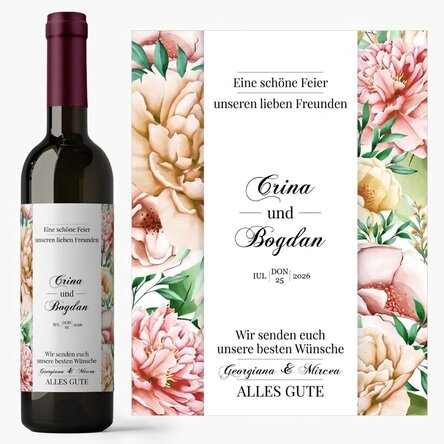 Wein mit individueller Beschriftung – Alles Gute zum Geburtstag