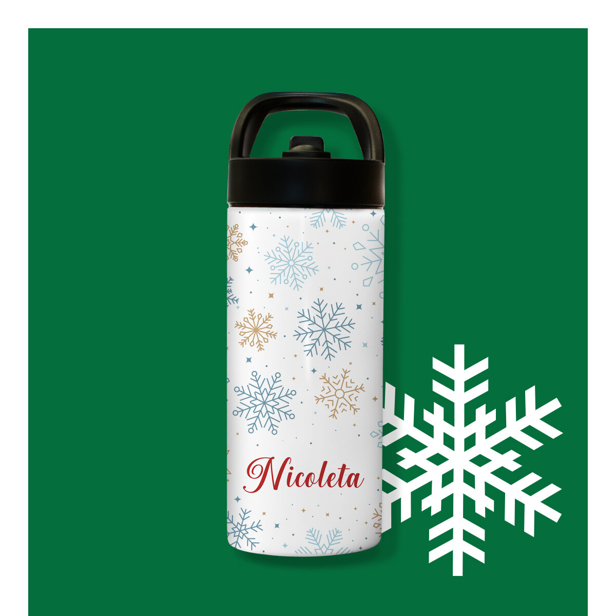 Thermosflaschen zum Nikolaustag