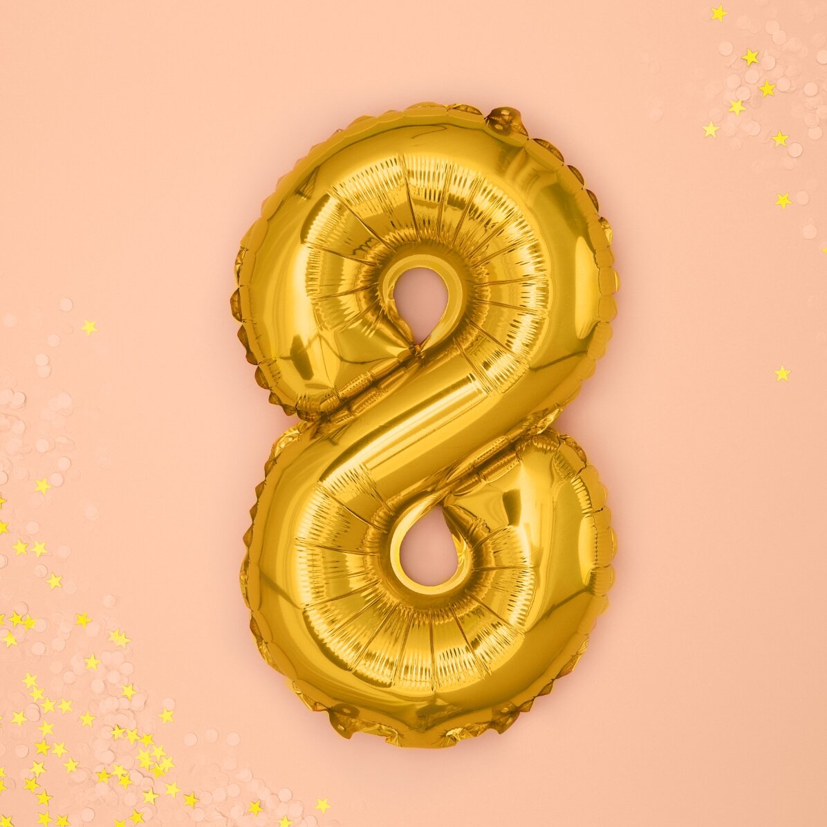 Luftballons – Goldene Zahlen, 35 cm