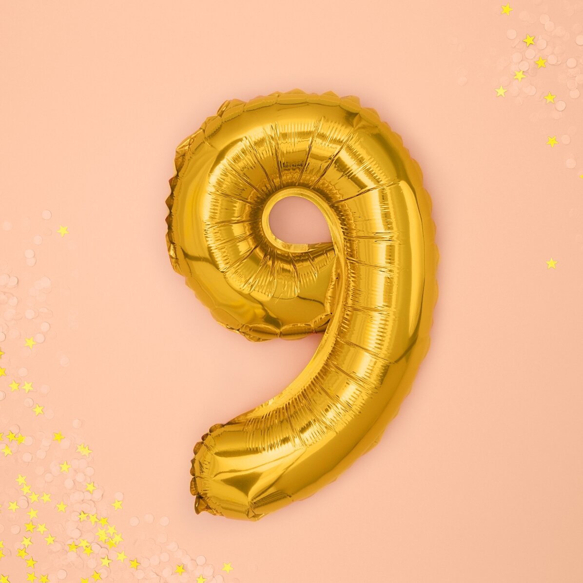 Luftballons – Goldene Zahlen, 35 cm