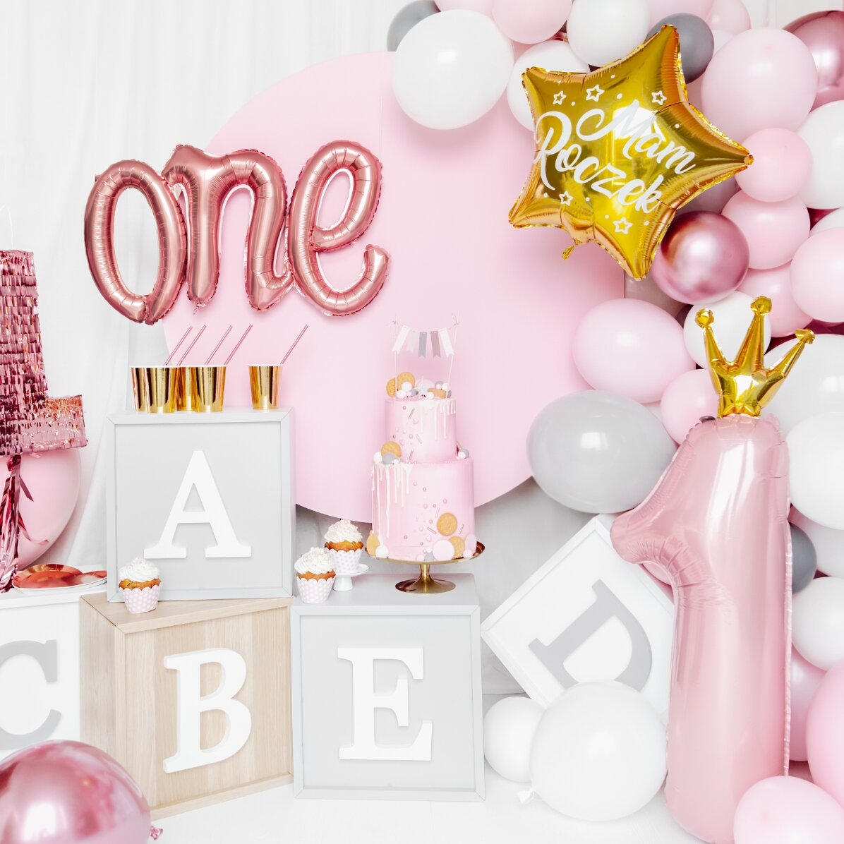 Ballon mit der Zahl 1 – Princess