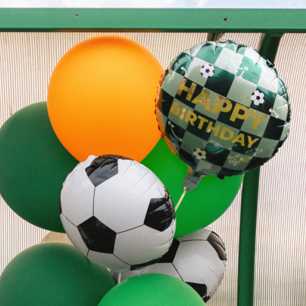 Ballon – Fußball „Happy Birthday“