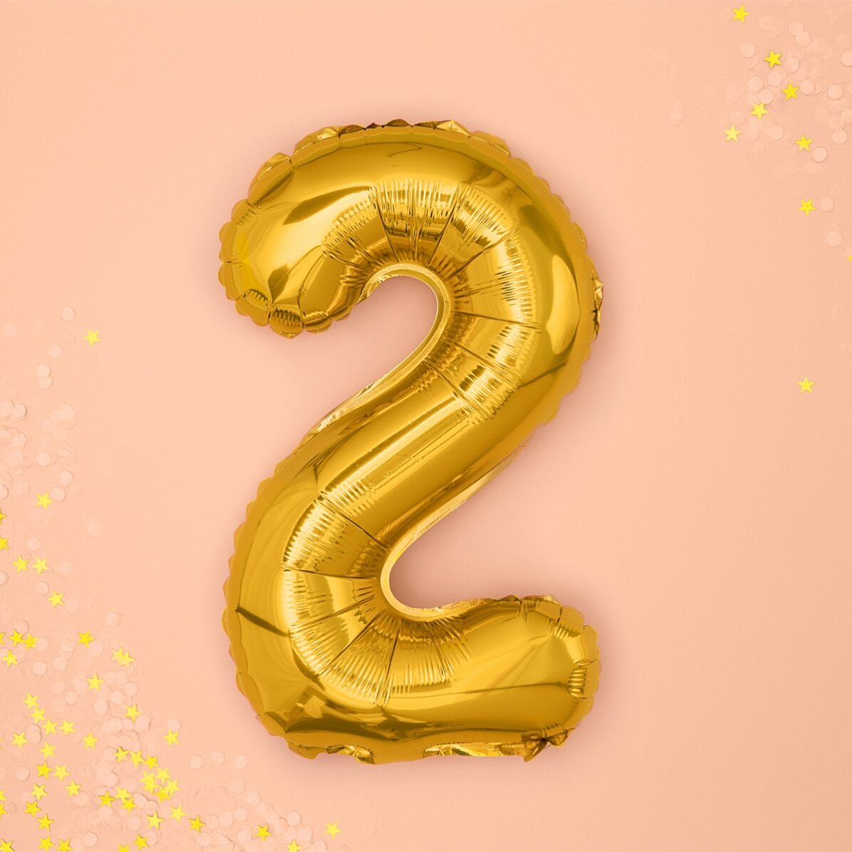 Luftballons – Goldene Zahlen, 35 cm