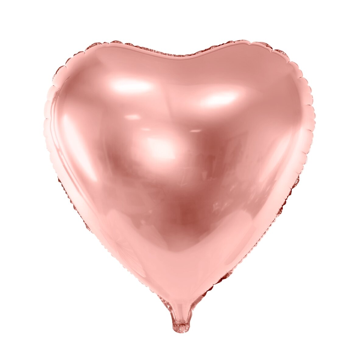 Luftballon – Herz, Roségold, 68 cm