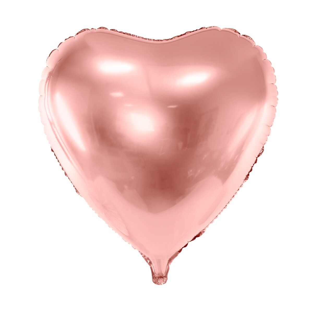 Luftballon – Herz, Roségold, 45 cm