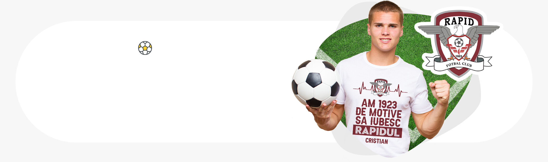 Personalisierte Geschenke unter offizieller Lizenz – FC Rapid 1923 Bukarest