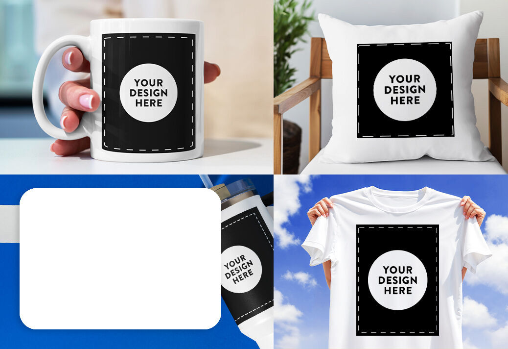 Personalisierte Geschenke mit deinem eigenen Motiv