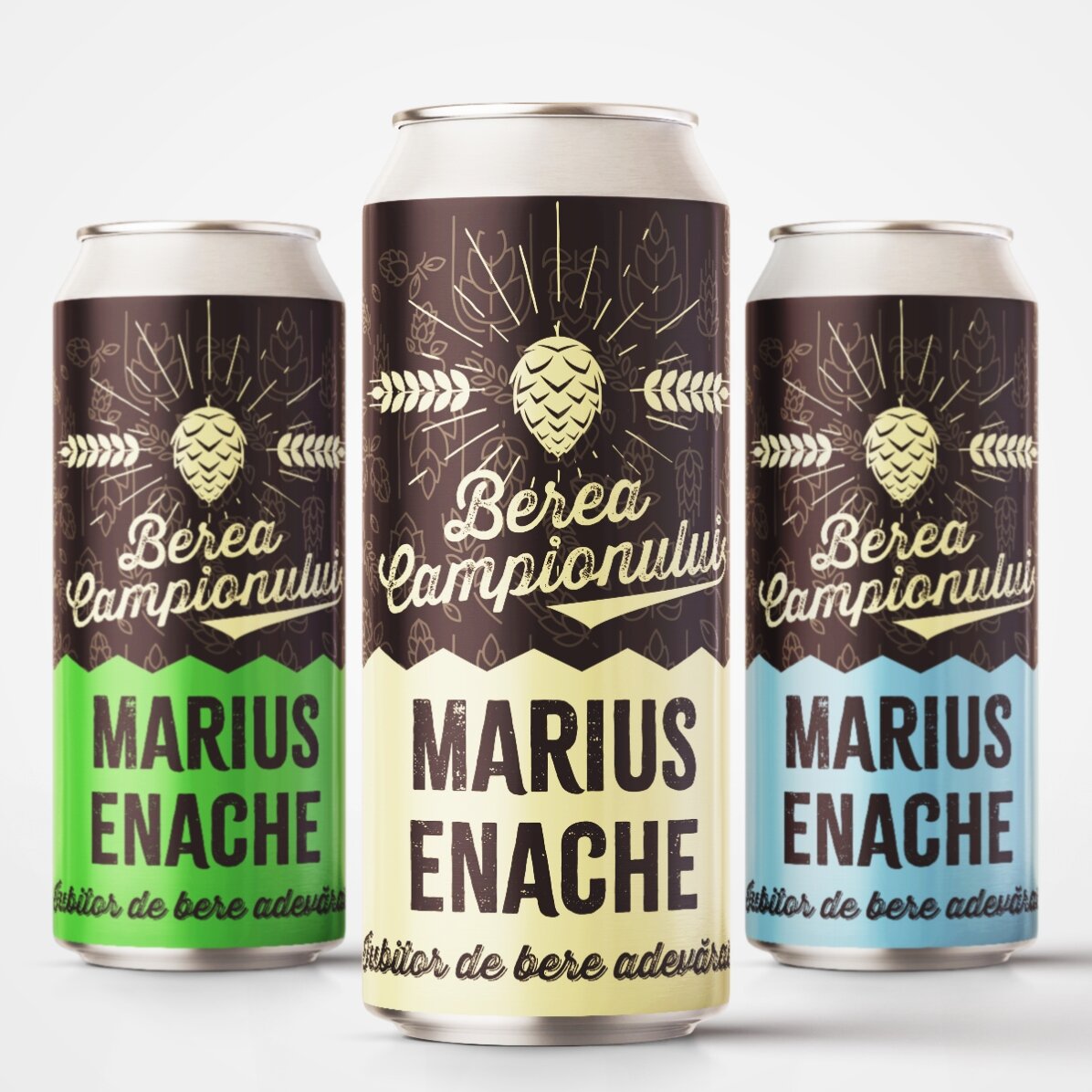 Bier in einer Dose mit individueller Beschriftung – Das Bier des Champions