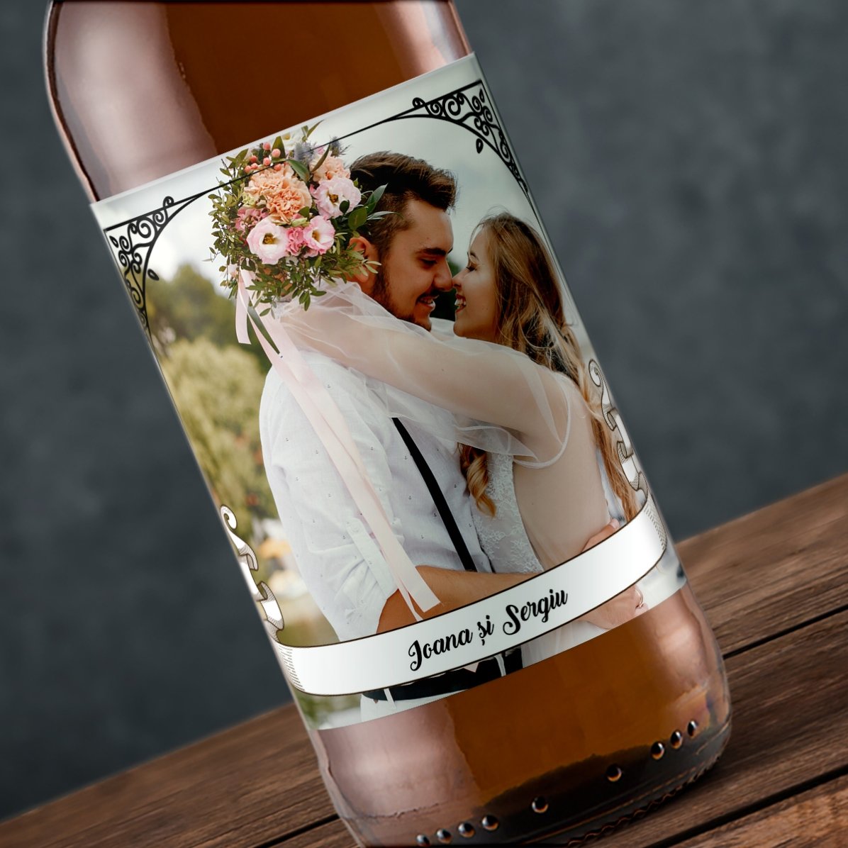 Individuell gestaltetes Bier mit Foto und Text
