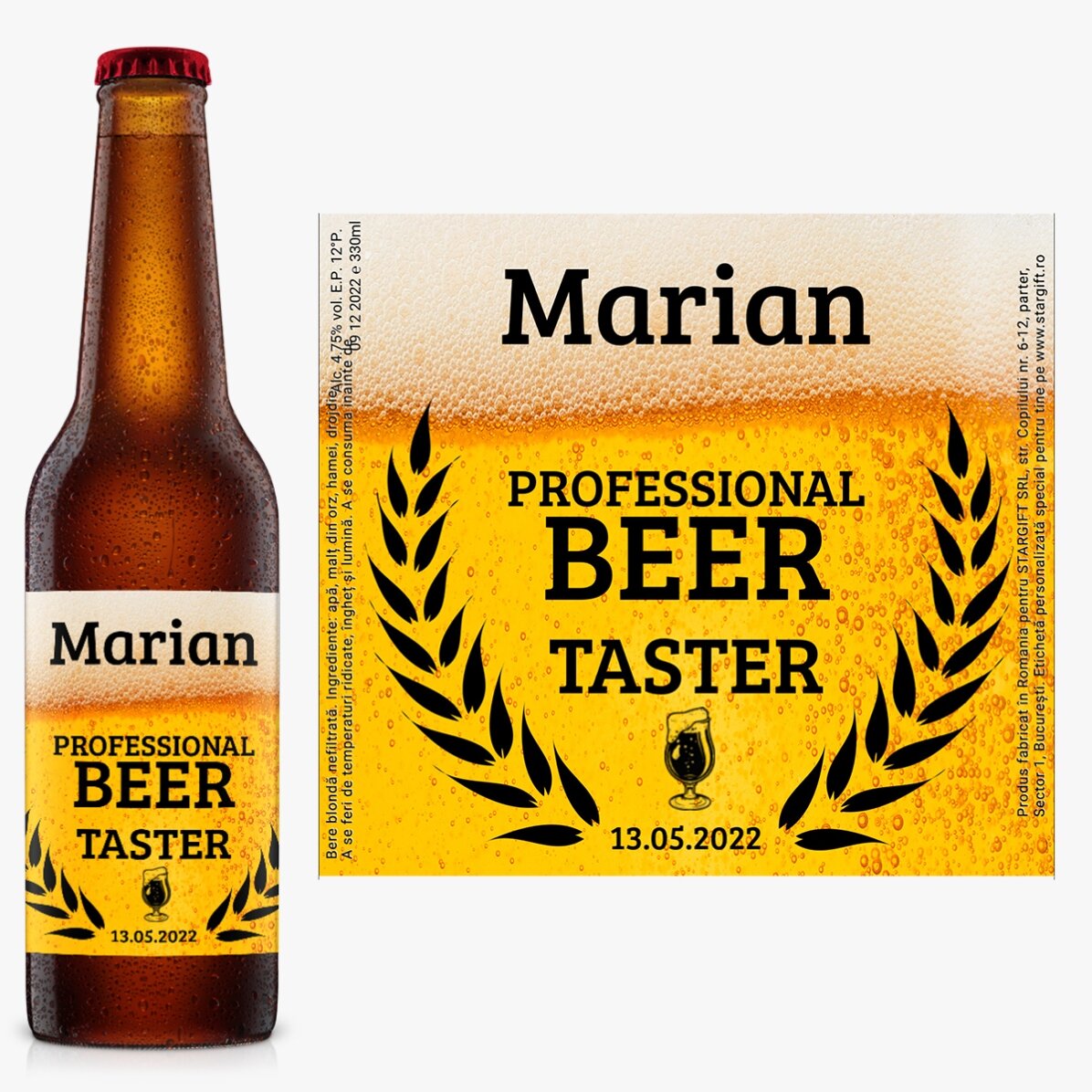 Bier mit individueller Beschriftung – Beer Taster