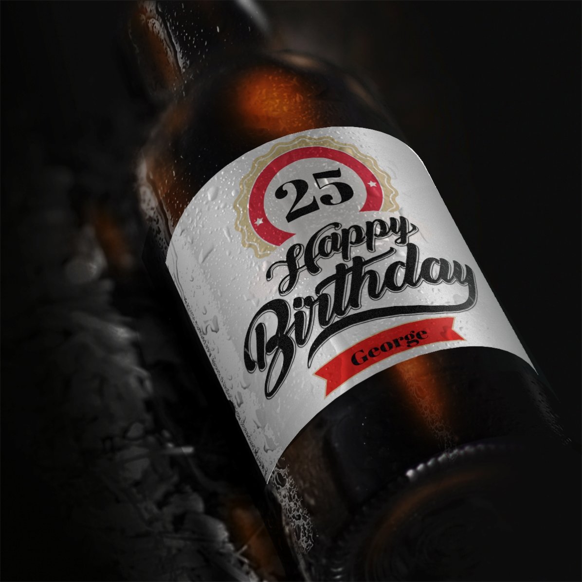 Bier mit individueller Aufschrift – Happy Birthday!