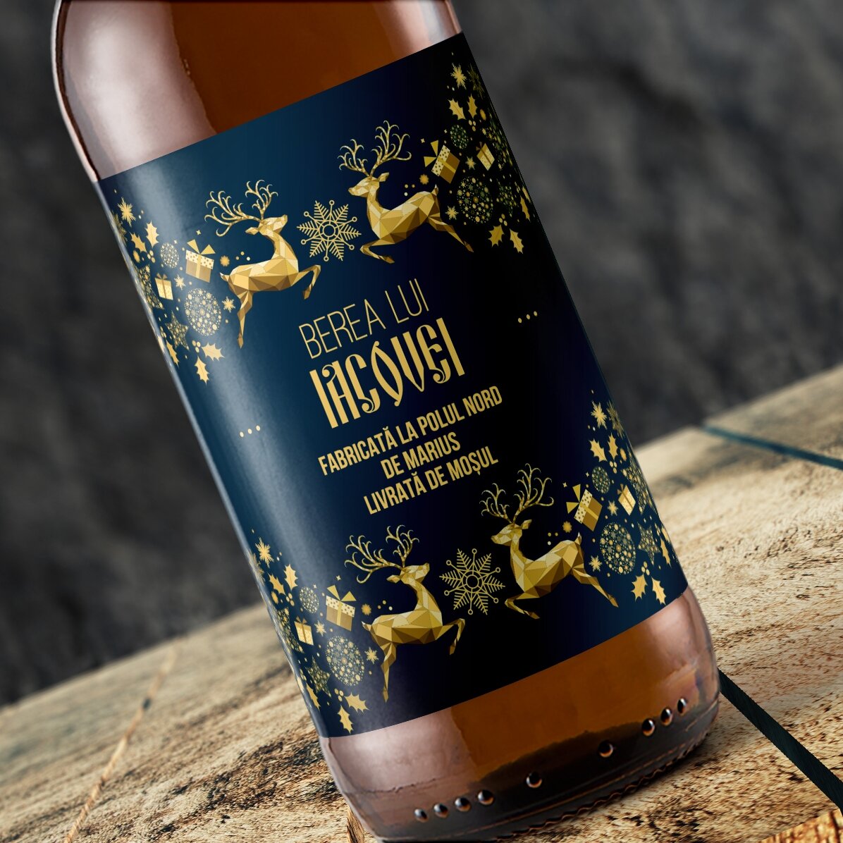 Bier mit individueller Beschriftung – Winterzauber