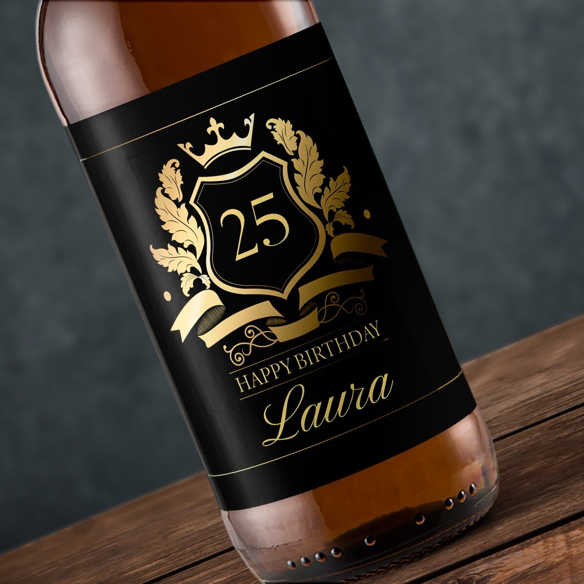 Bier mit individueller Beschriftung – Royalty