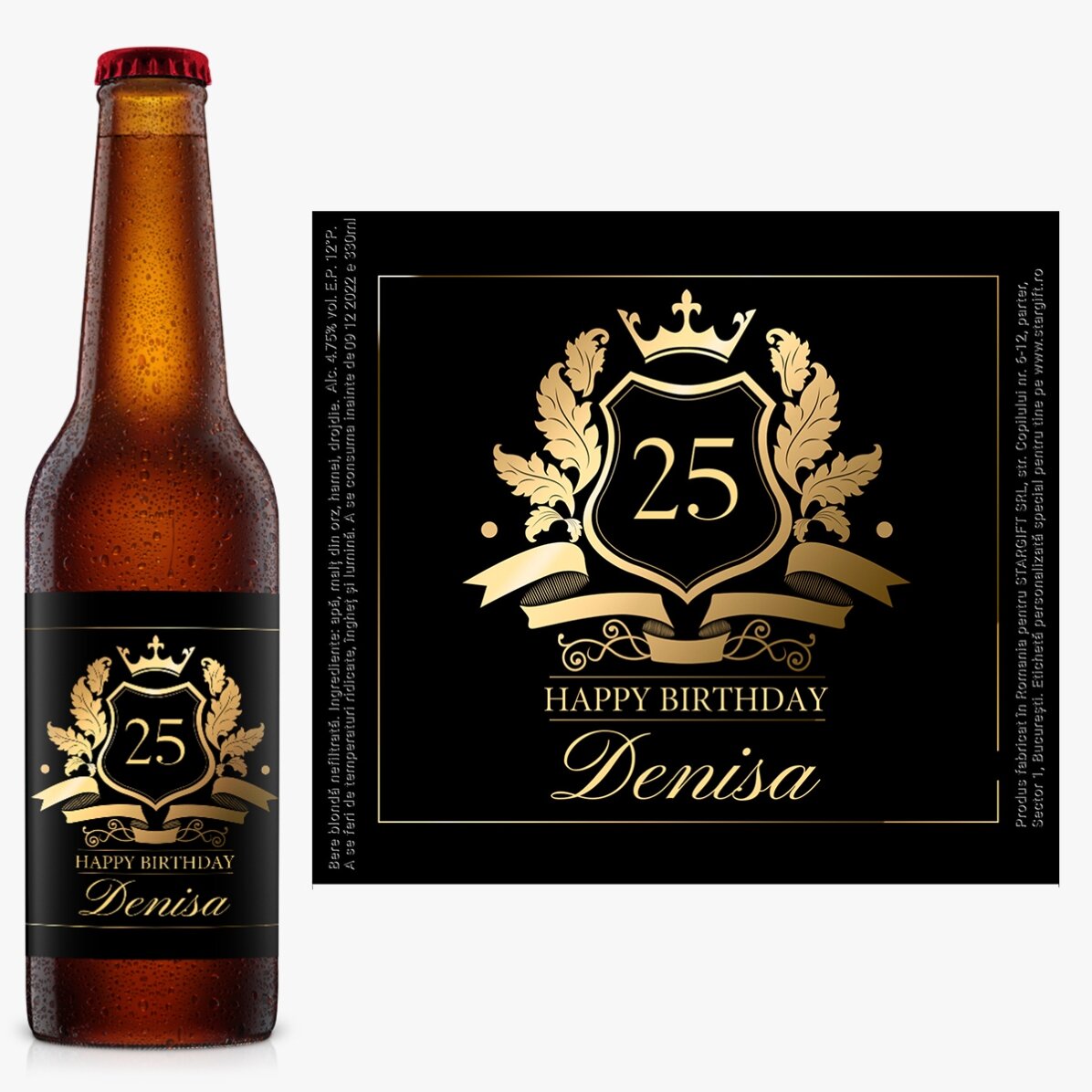 Bier mit individueller Beschriftung – Royalty
