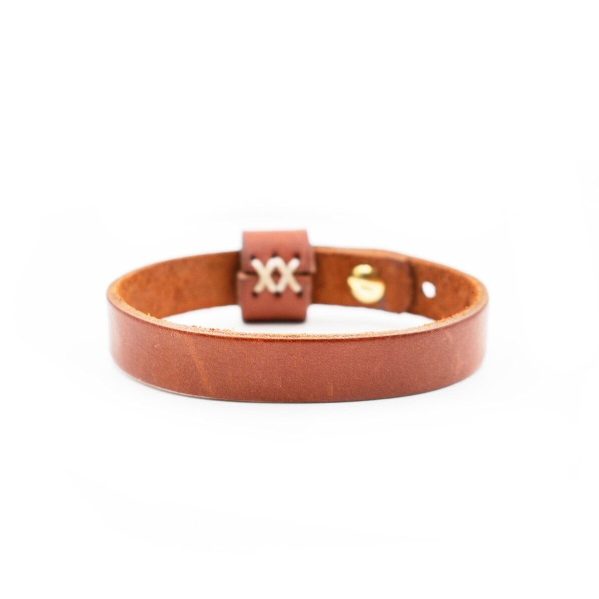 Personalisiertes Lederarmband mit Initialen und Sternzeichen