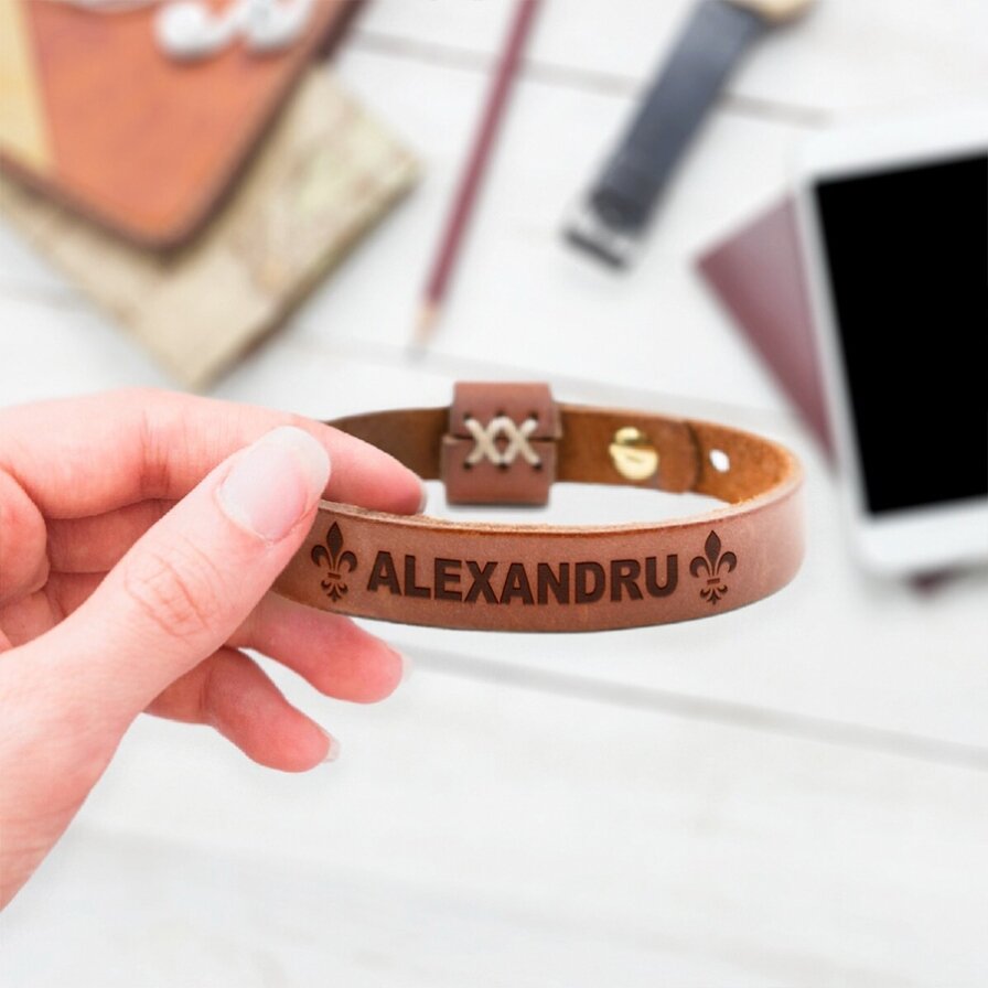Personalisierte Lederarmbänder für ihn