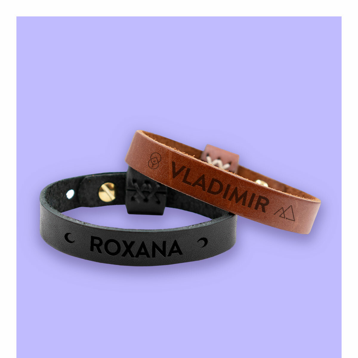 Personalisierte Lederarmbänder
