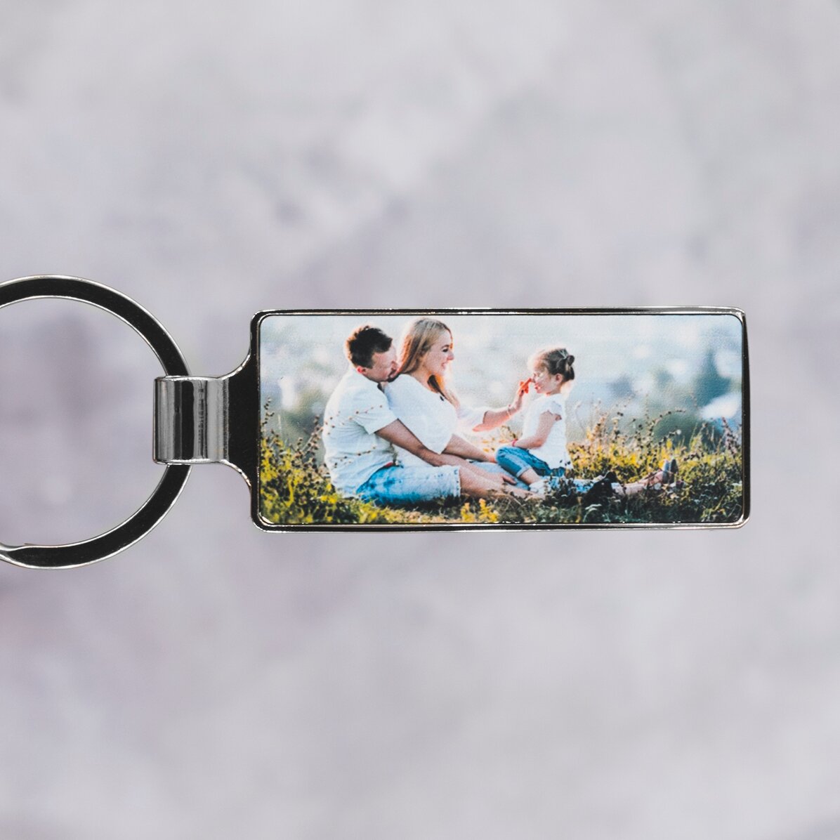 Personalisierter Schlüsselanhänger mit einem Foto