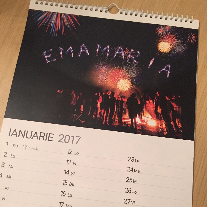 Individuell gestalteter Kalender – erste Ausgabe