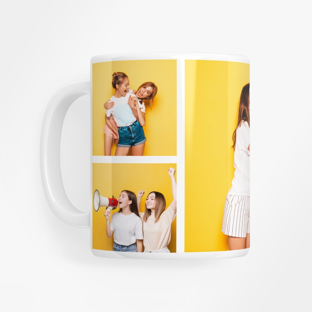 Personalisierte Tasse mit 5 Fotos