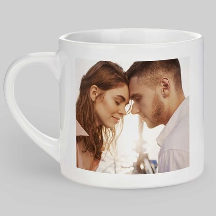 Personalisierte Espressotasse mit 2 Fotos