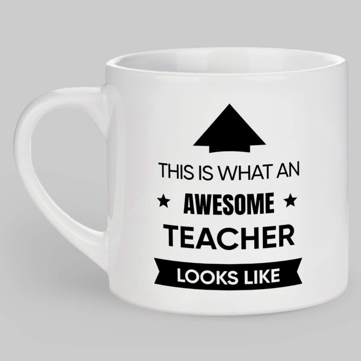 Personalisierte Espressotasse mit Schriftzug – Awesome Person