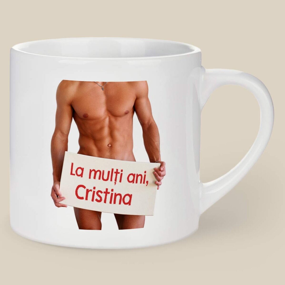 Personalisierte Espressotasse mit Schriftzug – Hoooot