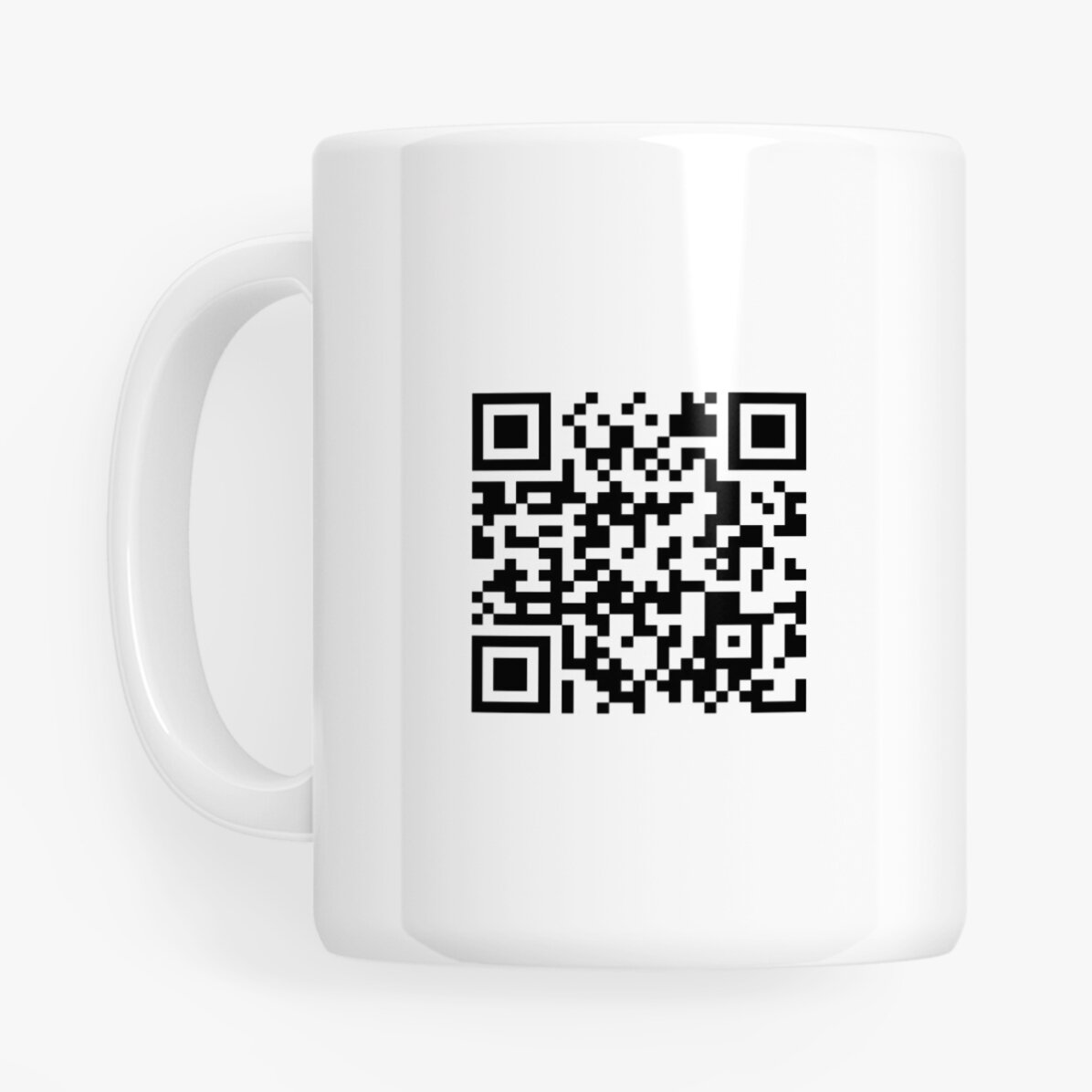 Personalisierter Becher mit QR-Code