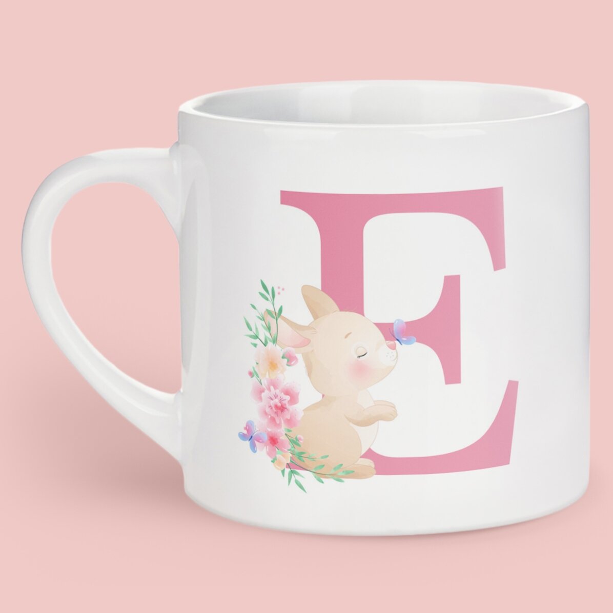 Personalised mug with initial for children