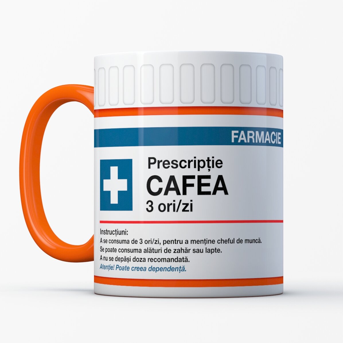 Personalisierte Tasse mit Botschaft – Prescriptie