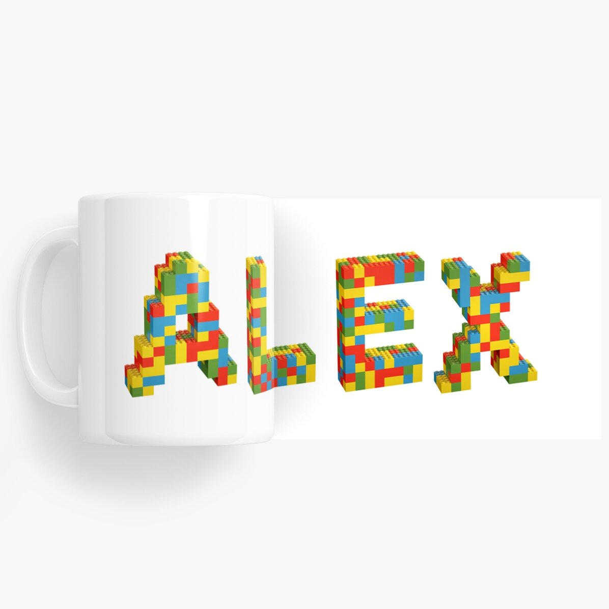 Personalisierter Becher mit Namen – Lego