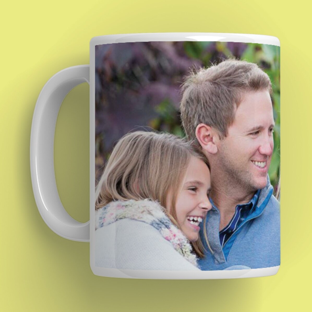 Personalisierte Tasse mit einem Querformat-Foto