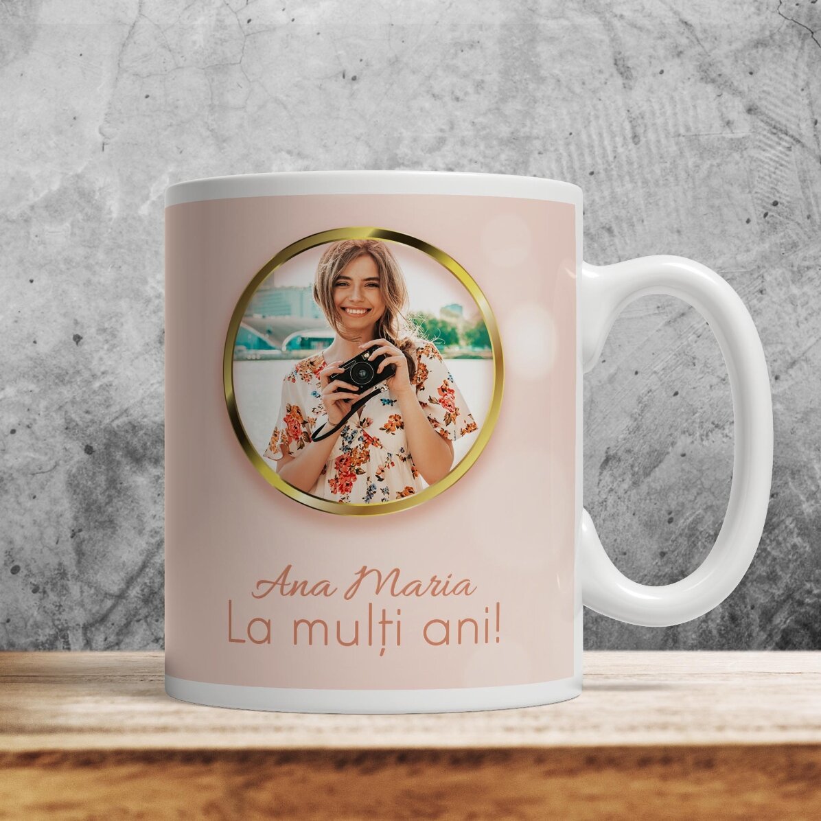 Personalisierte Tasse mit Foto und Text – Volljährig