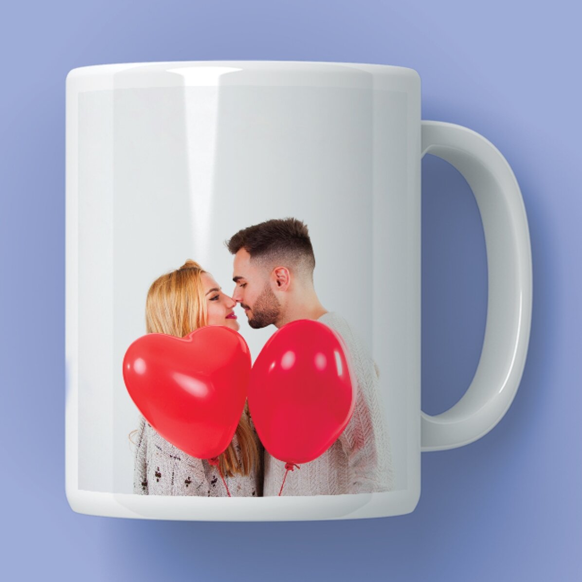 Personalisierte Tasse mit Foto und Text