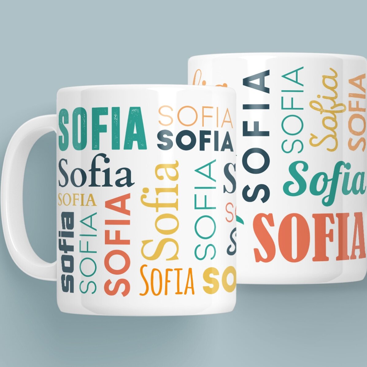 Personalisierter Becher mit deinem Vornamen