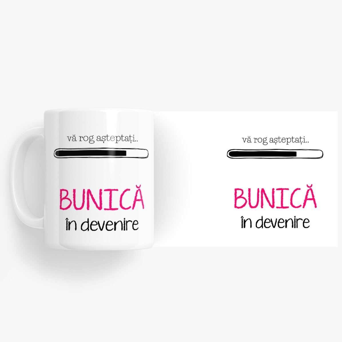 Personalisierte Tasse mit Aufdruck – „Oma in spe“