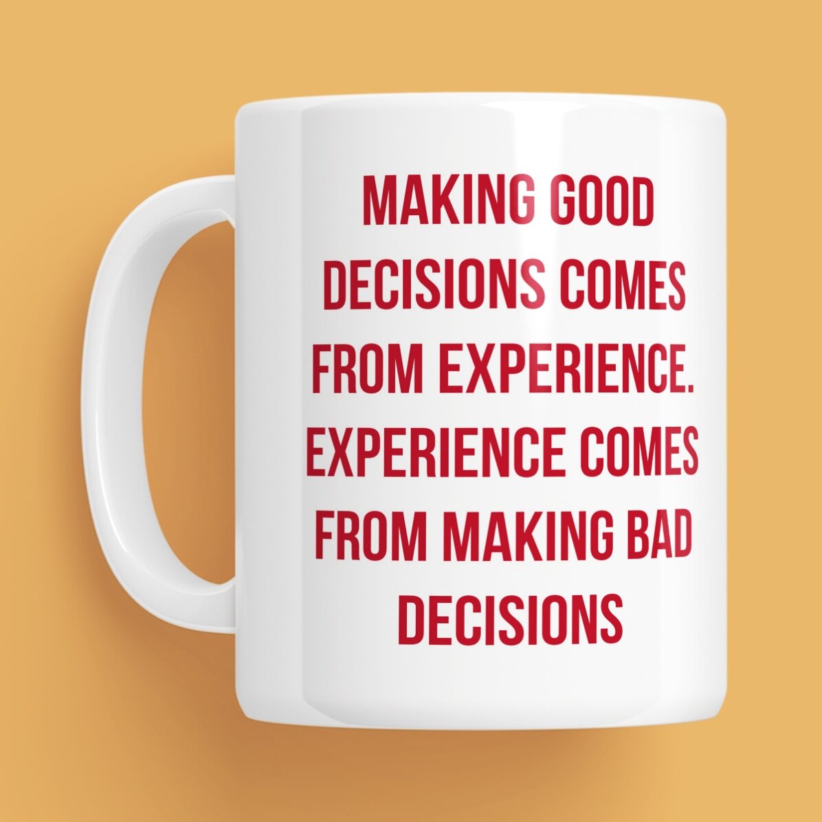 Personalisierte Tasse mit Text – Experience