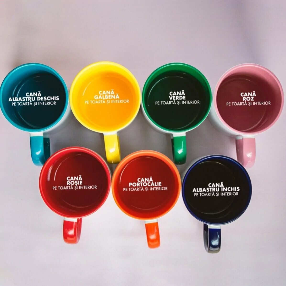 Personalisierter Glasbecher mit Text – Frosted
