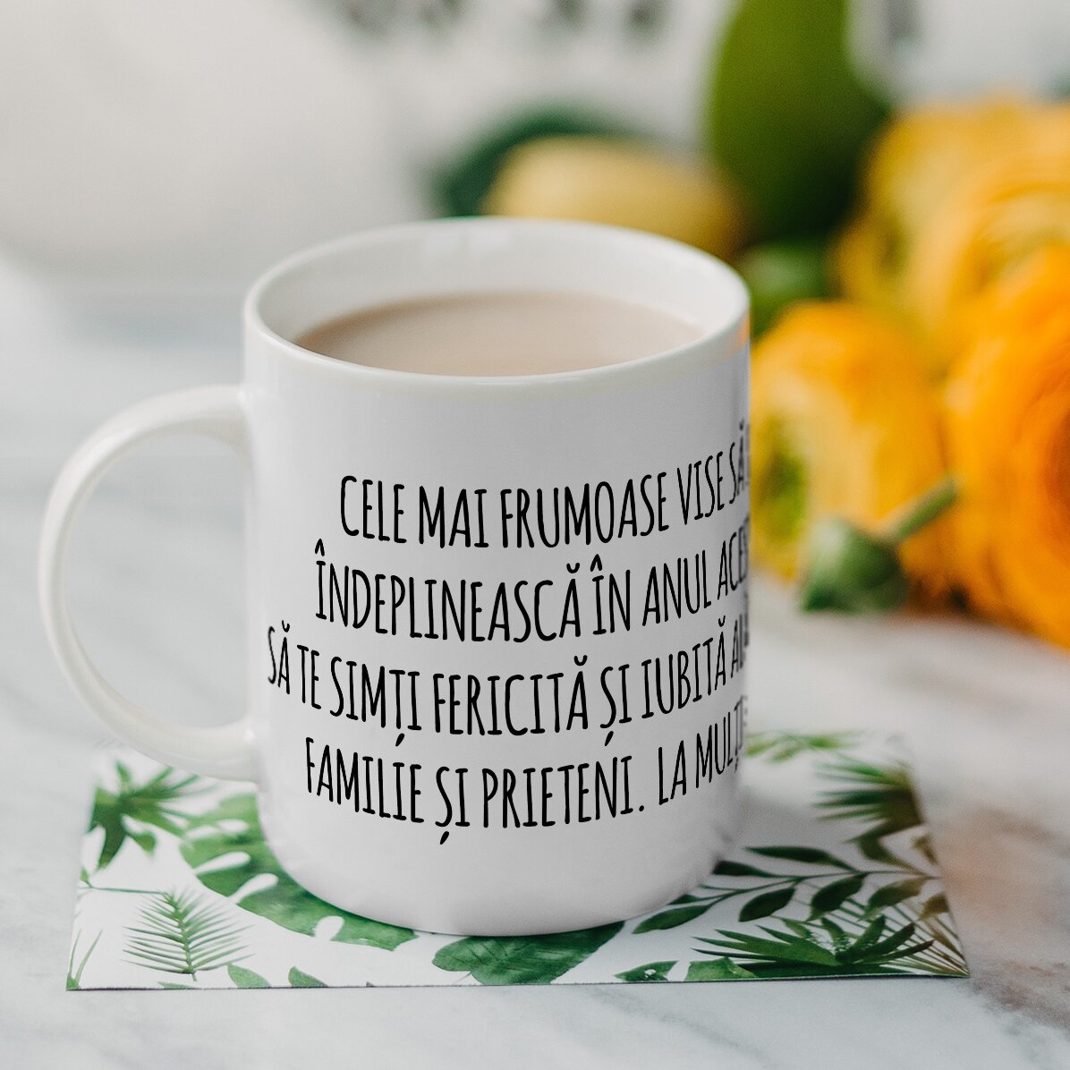 Personalisierter Becher mit Text – Eine Botschaft für Freunde