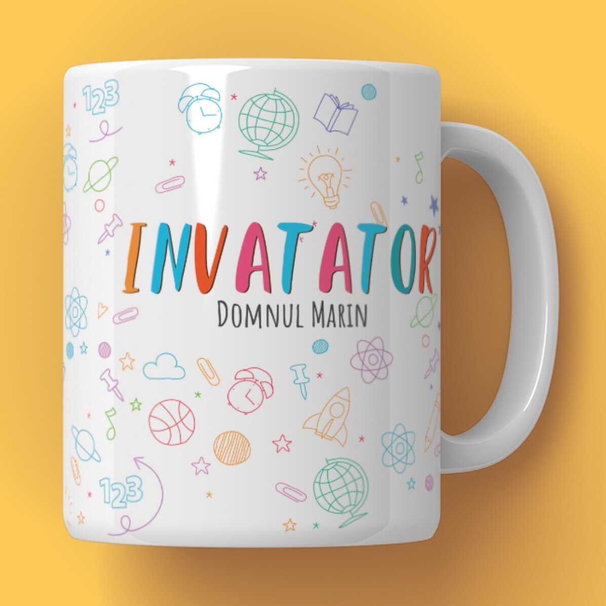 Personalised mug with text - Teacher