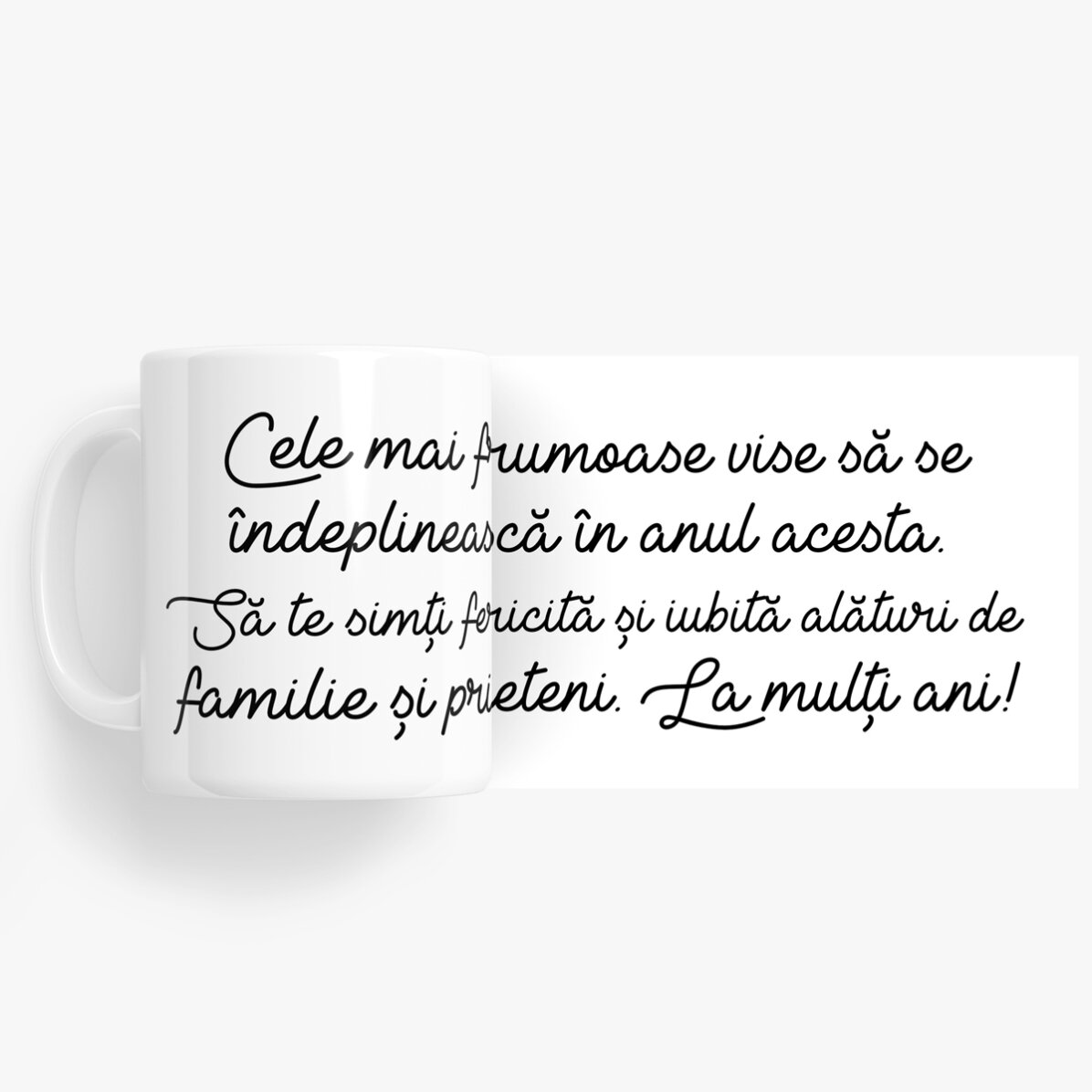 Personalisierte Tasse mit Text