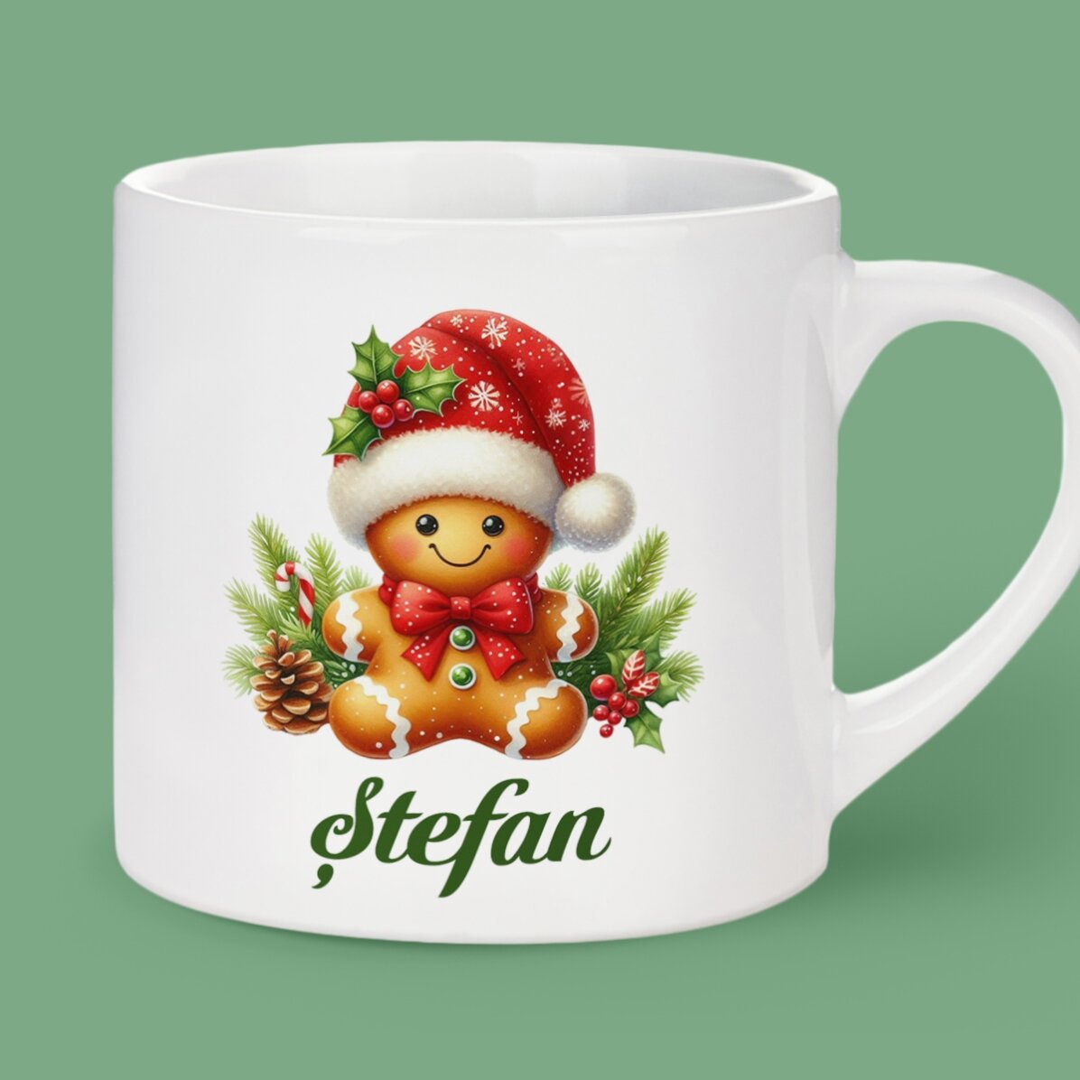 Personalisierter Kinderbecher mit Namen – Lebkuchen