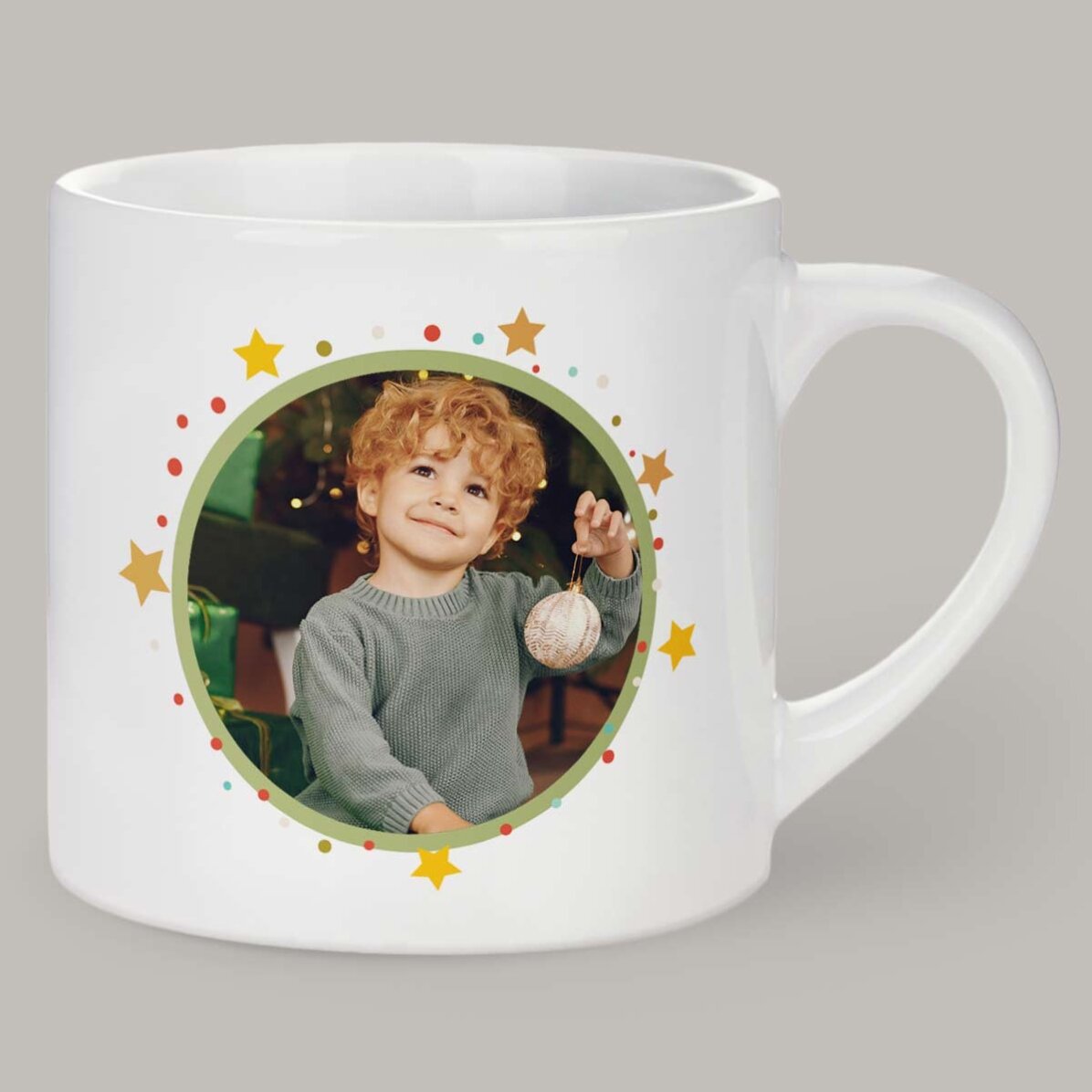 Personalisierter Kinderbecher mit einem Foto – Merry Christmas