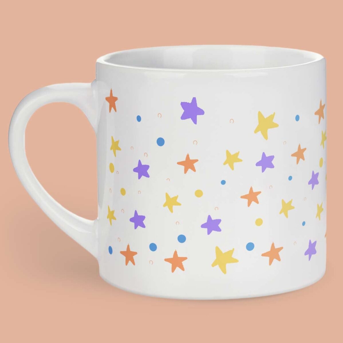 Personalisierter Kinderbecher mit Aufdruck – Rainbow