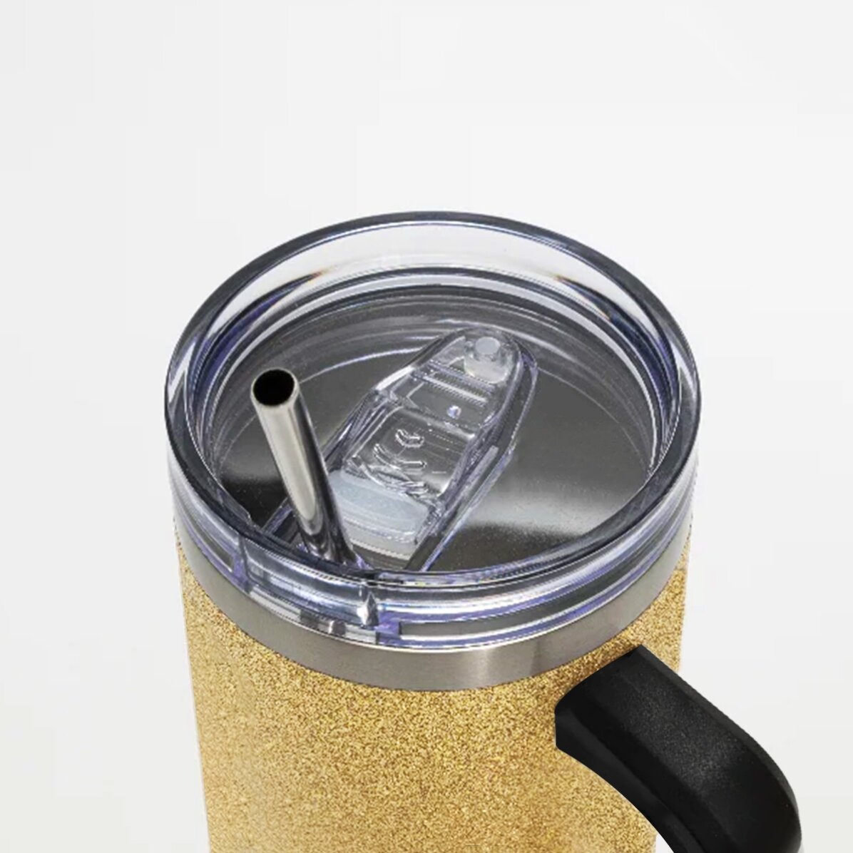 Thermos mug with handle and straw, personalised with name - Airplane Master