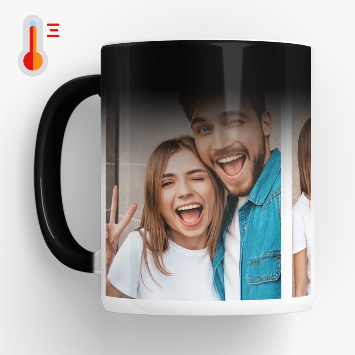 Personalisierter Thermobecher mit 3 Fotos