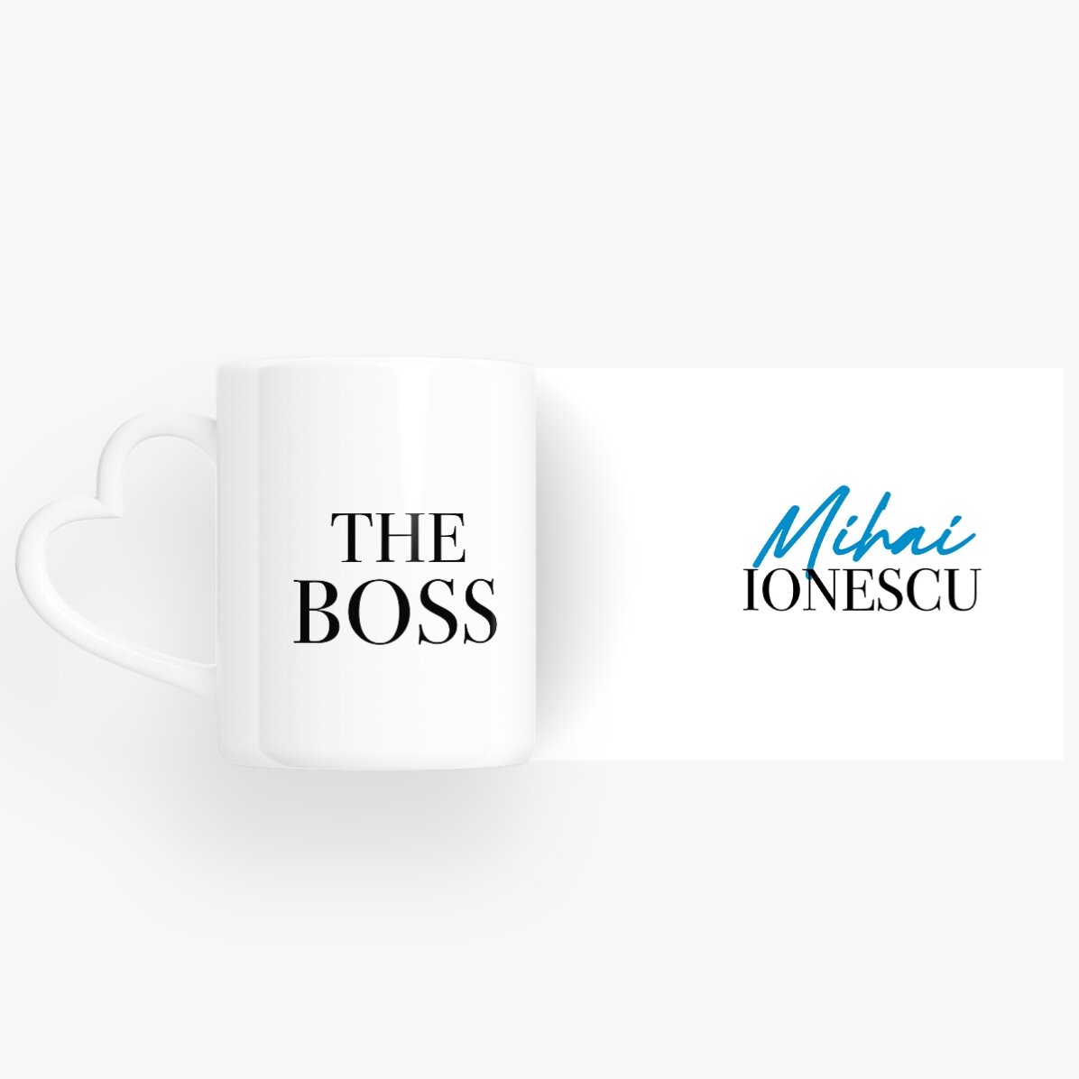 Personalisierte Tassen für Paare mit Text – The Boss & The Real Boss