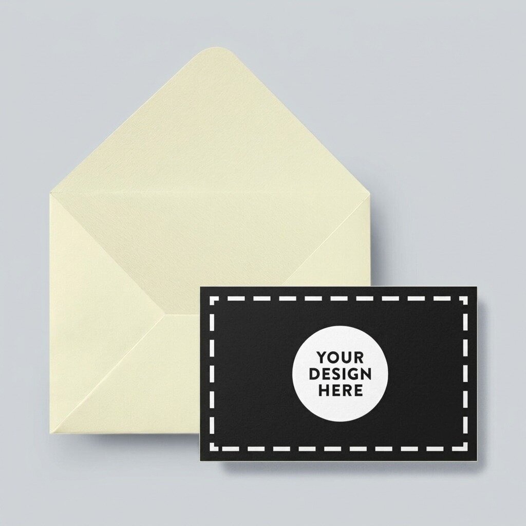 Individuell gestaltete, beidseitig bedruckte Visitenkarten aus Papier mit deiner Grafik