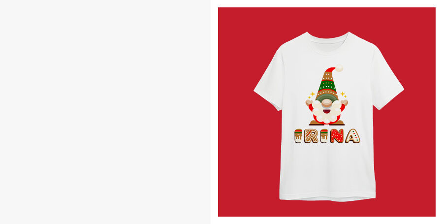 Personalisierte Weihnachts-T-Shirts