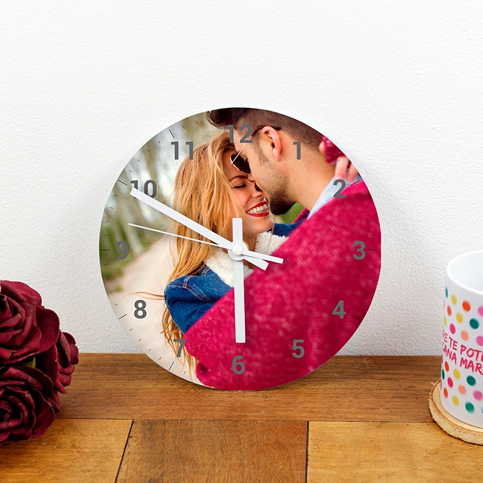 Personalisierte Uhr mit einem Foto